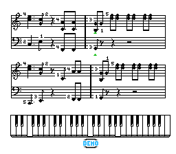 The Miracle Piano Teaching System gameplay screenshot